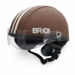 Capacete coquinho com viseira cristal marron M 57/58