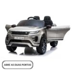 Mini Carro Elétrico Land Rover Evoque 12V Prata - Imagem 5