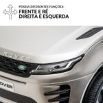 Mini Carro Elétrico Land Rover Evoque 12V Prata - Imagem 4