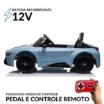 Mini carro elétrico BMW I8 12V - Imagem 7